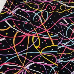 Confetti Ribbons, Anniversary Lularoe leggings Tall & Curvy TC